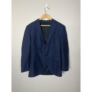 Hugo Boss Blue Men’s Suit Jacket 2 Button Size 42R Made In Turkey A5